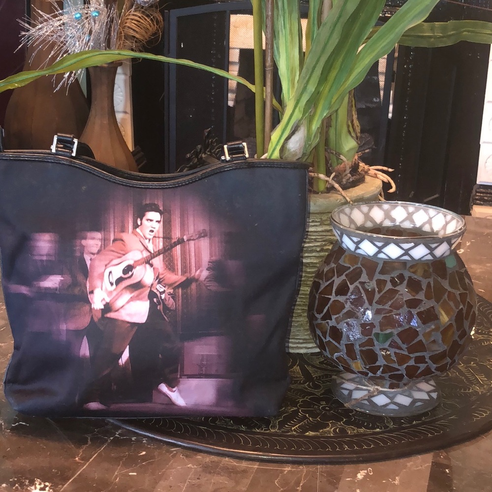 Elvis Presley photo tote